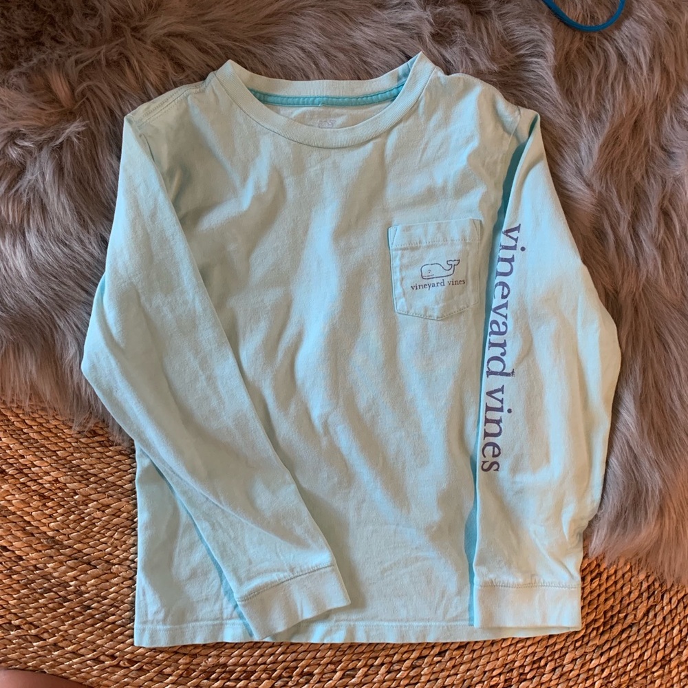 Vineyard vines whale vintage wash long sleeve tee